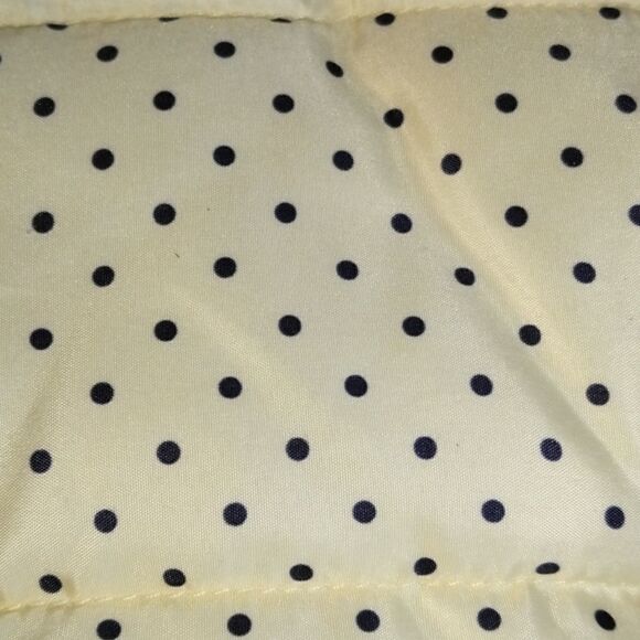 Women's Polka-dot Printed Puffer Vest Jacket Coat - Picture 7 of 8